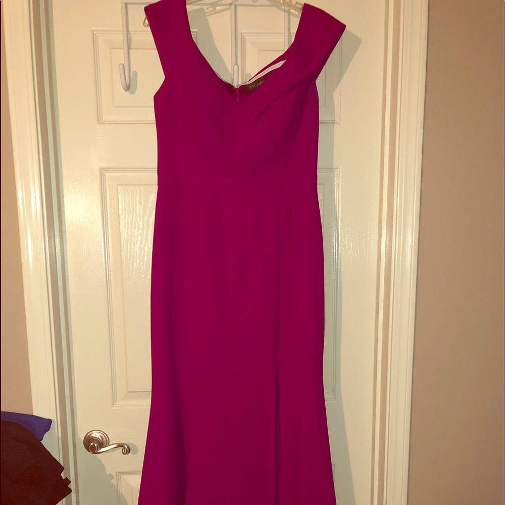 Women’s purple long gown